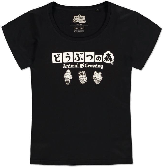 Nintendo - Animal Crossing Women\s T-shirt (Black)