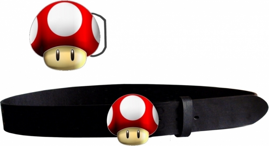 Nintendo - Mushroom Buckle with Belt