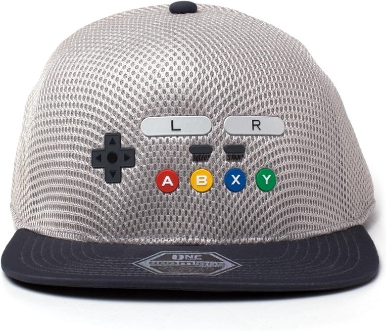 Nintendo - SNES Inspired Seamless Flatbill Cap