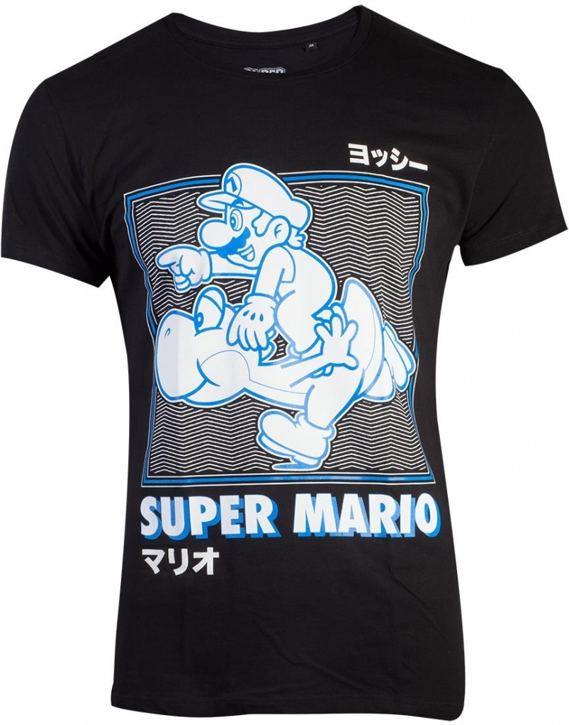 Nintendo - Super Mario Running With Yoshi Men\s T-Shirt