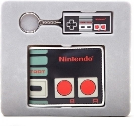 Nintendo Controller Gift Set (Wallet & Keyring)