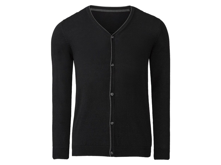 Nobel League Heren cardigan M (48/50), Zwart