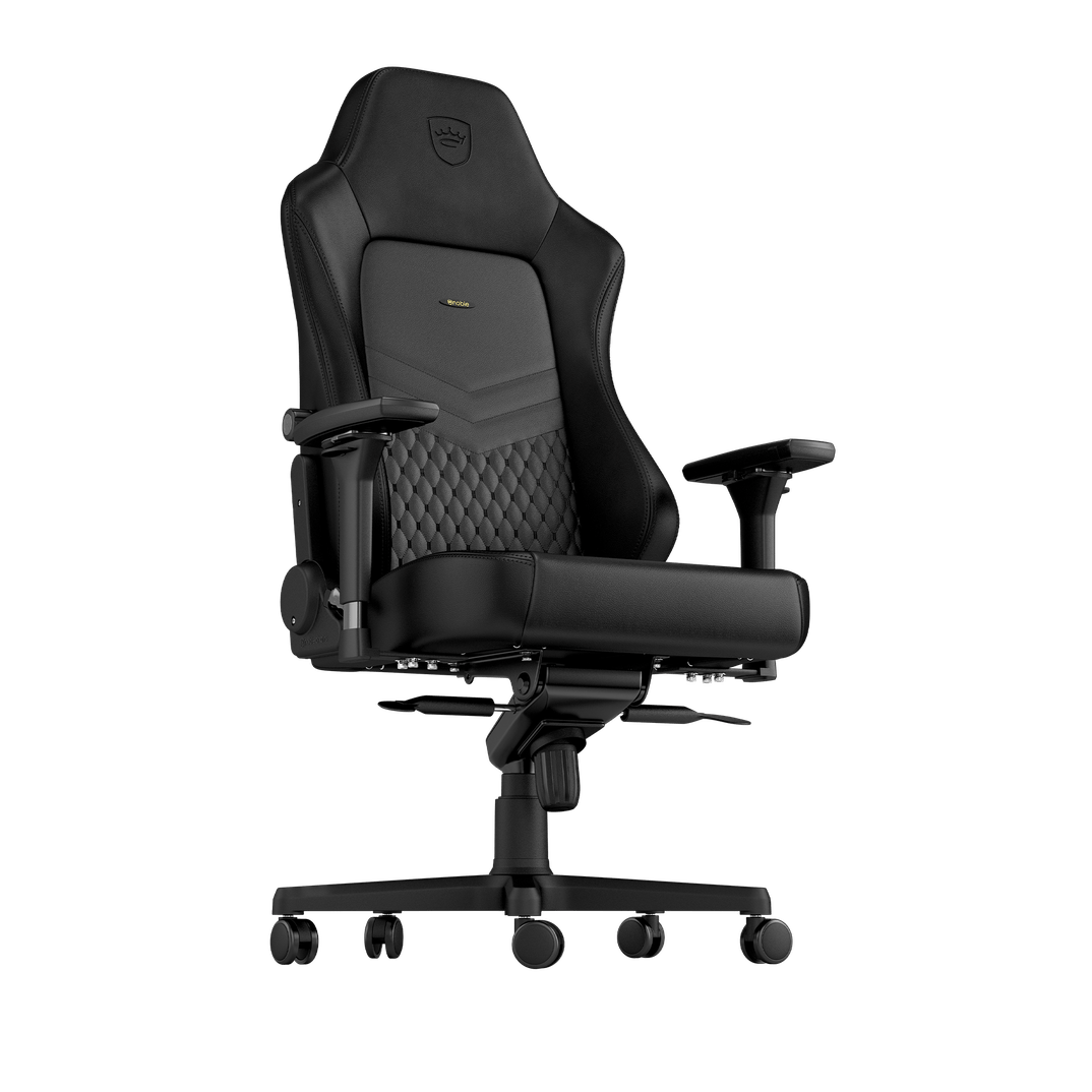 Noblechairs Hero Real leather zwart