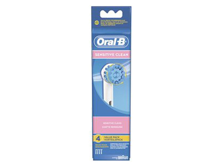 ORAL B Opzetborstels Sensitiv, 4 per set