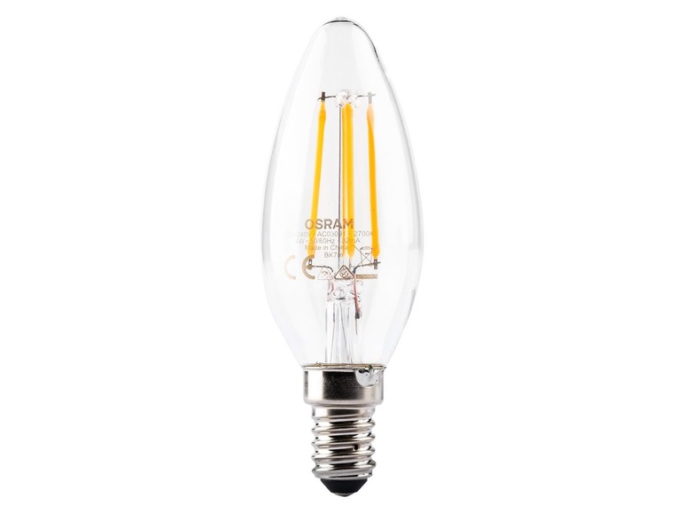 OSRAM 6 LED-filamentlampen Kaars