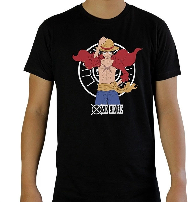 One Piece - Luffy T-Shirt Black