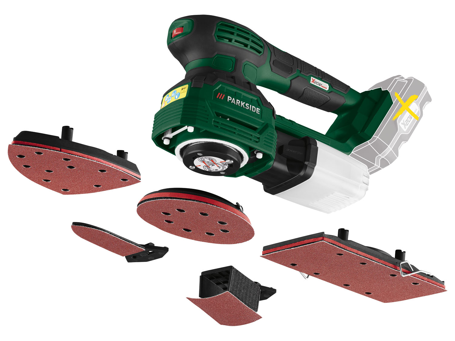 PARKSIDE 3-in-1 accu-multischuurmachine 20V zonder accu