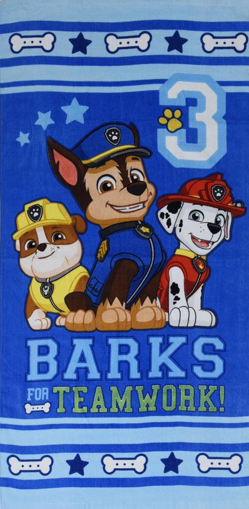 PAW Patrol Strandlaken Barks Teamwork 70x140cm - katoen