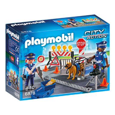 PLAYMOBIL City Action politie wegversperring 6878