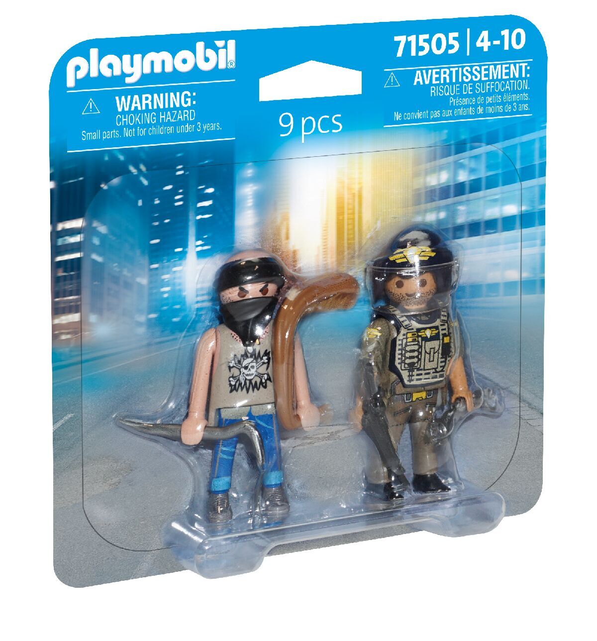 PLAYMOBILÂ® DuoPack 71505 politie-eenheid & Bandiet met accessoires.