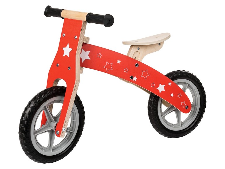 PLAYTIVE JUNIOR Houten loopfiets Rood