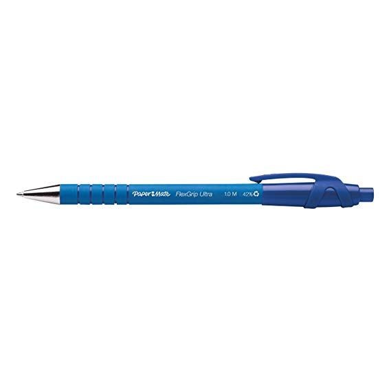 PM BP Flexgrip Ultra Retract Blue Medium Point