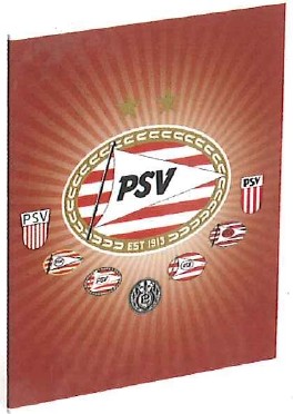 PSV schrift A5 rood