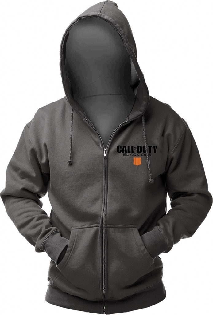 PUBG Zip-up Hoodie Logo Black