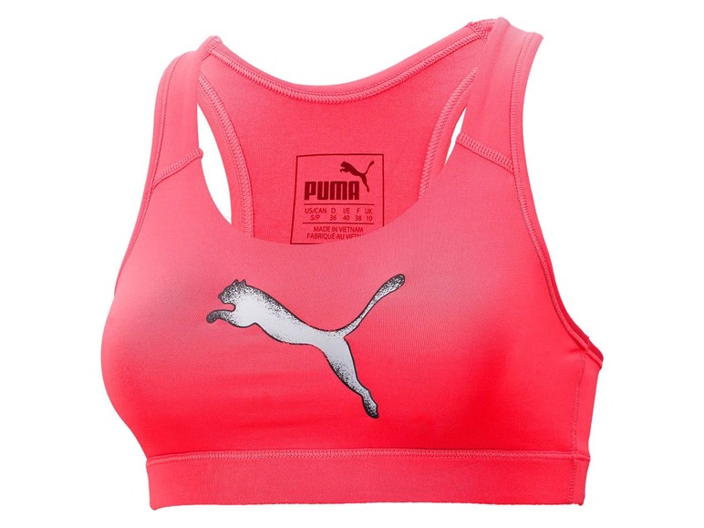 PUMA Dames-sport-BH 4Keeps medium ondersteuni (S, Roze)