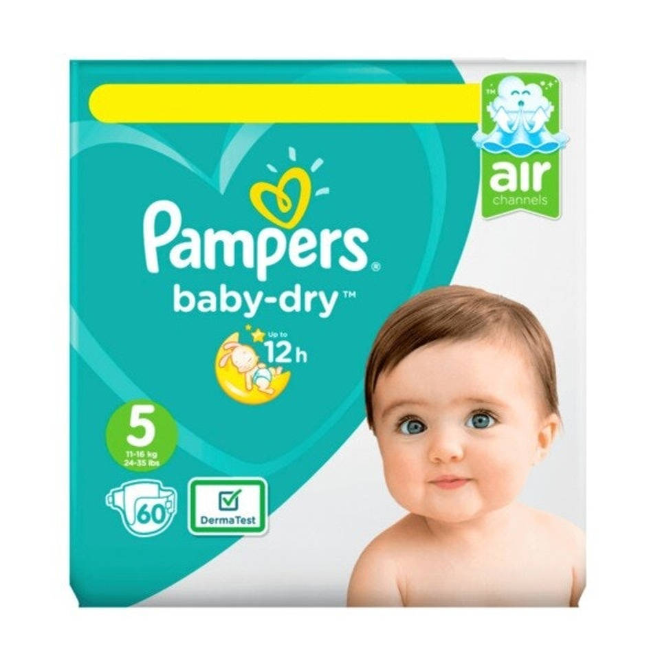 Pampers Baby Dry Maat 5 - 60 Luiers