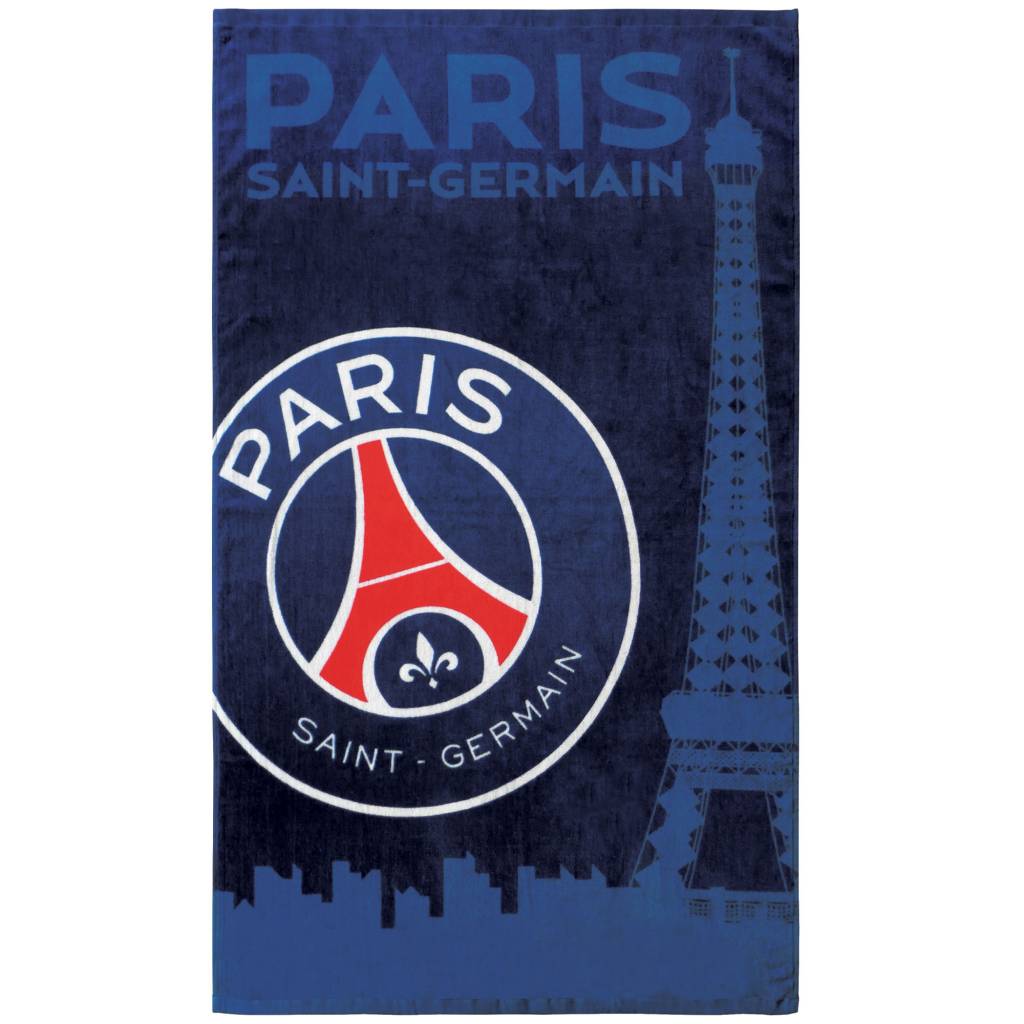 Paris Saint Germain Strandlaken Skyline 70x120cm - katoen