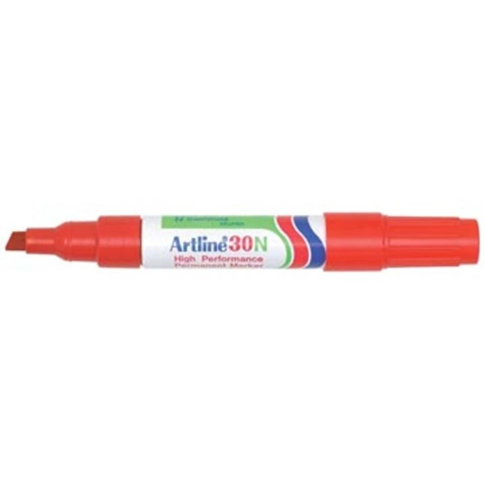 Permanent marker Artline 30 rood