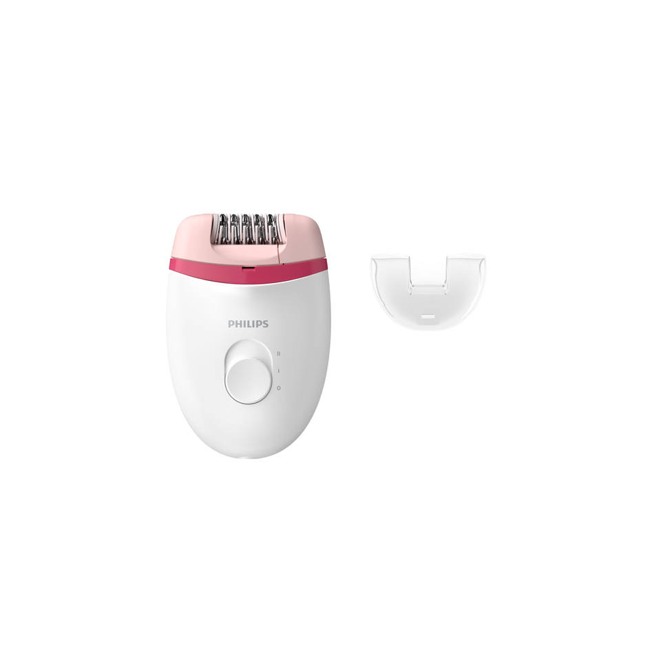 Philips epilator Satinelle Essential BRE235/00 - wit/roze