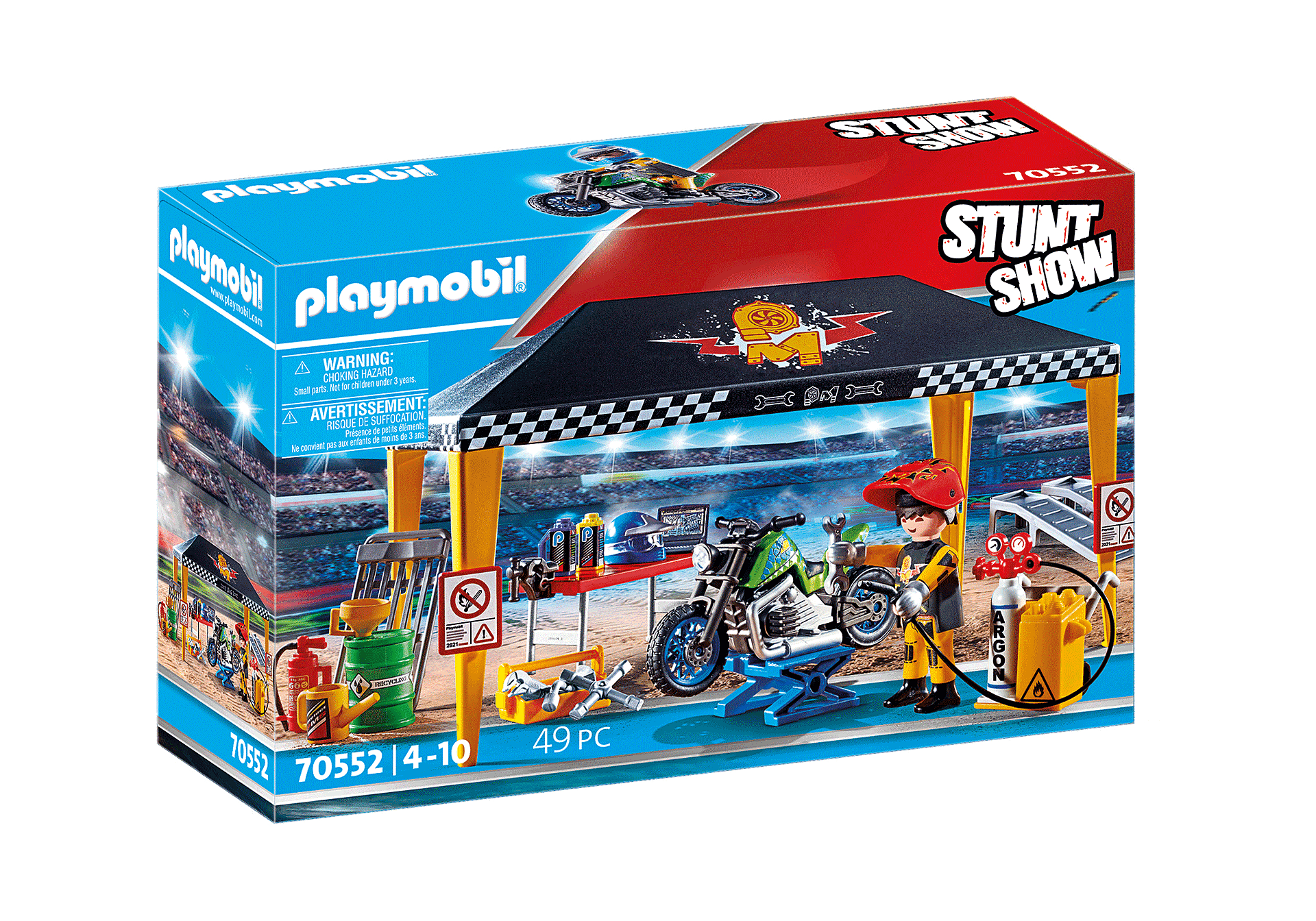 Playmobil 70552 Stuntshow Werkplek tent