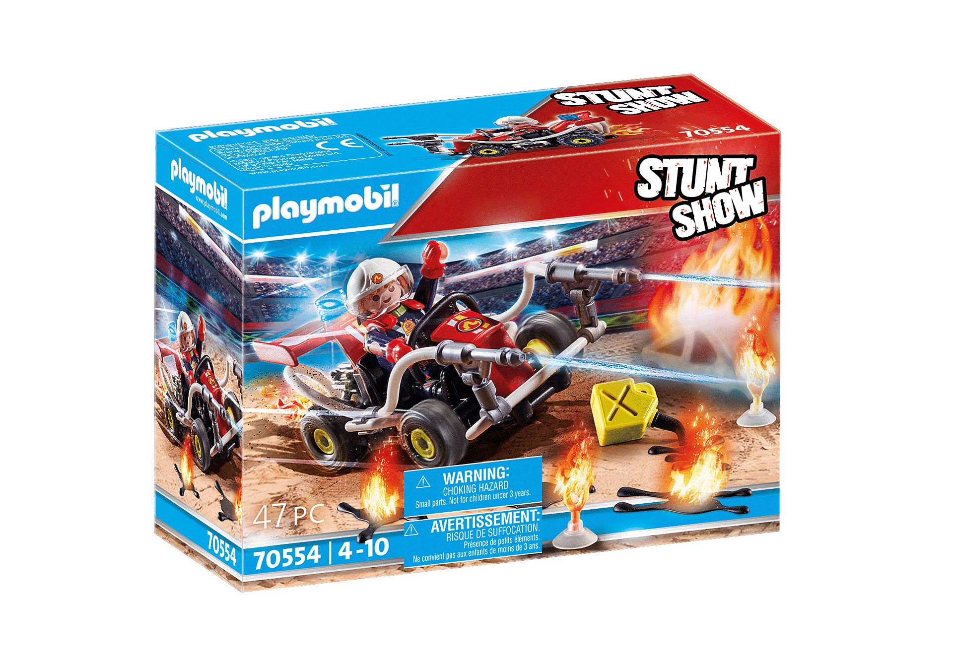 Playmobil 70554 Stuntshow Brandweerkart