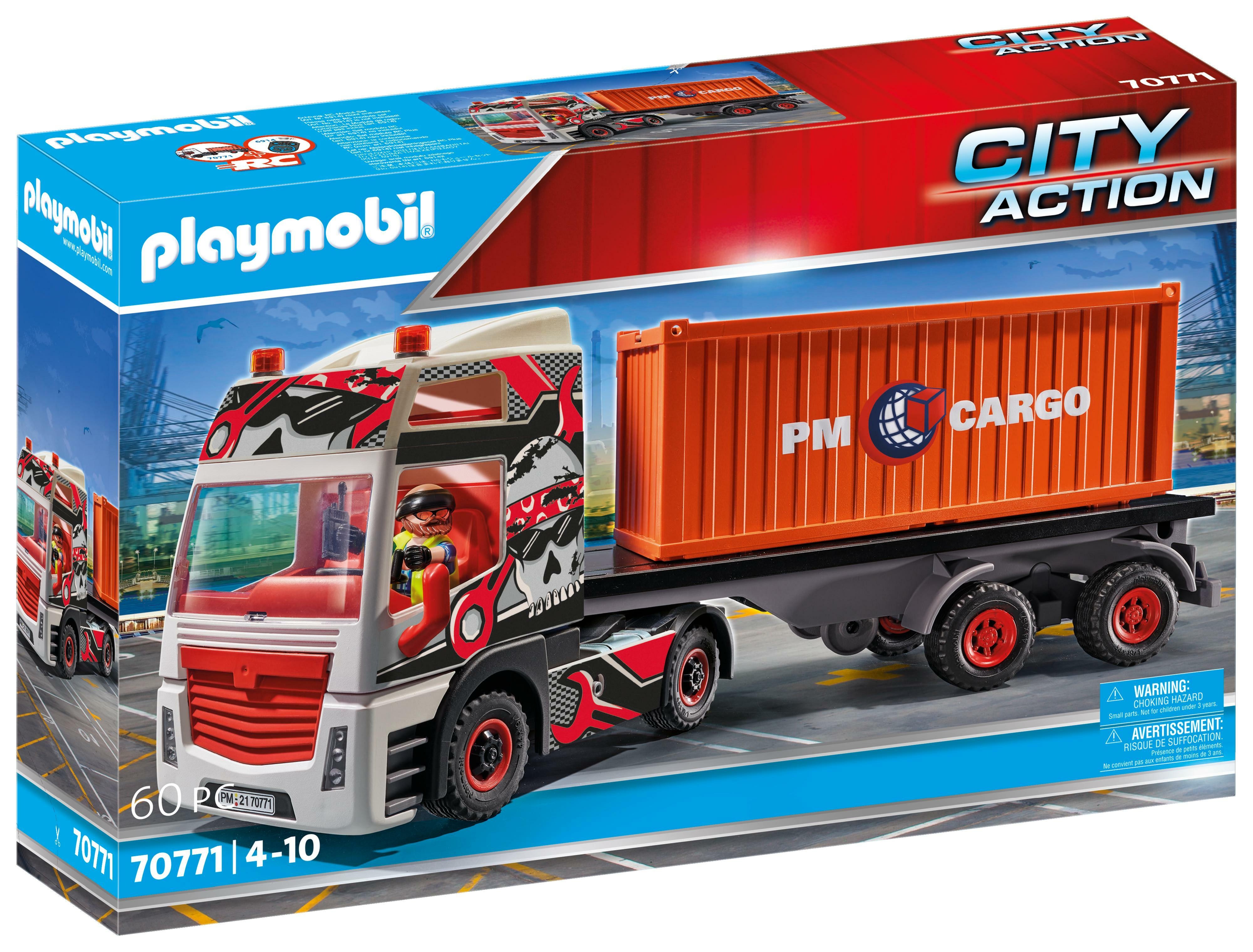 Playmobil 70771 Cargo truck met aanhanger