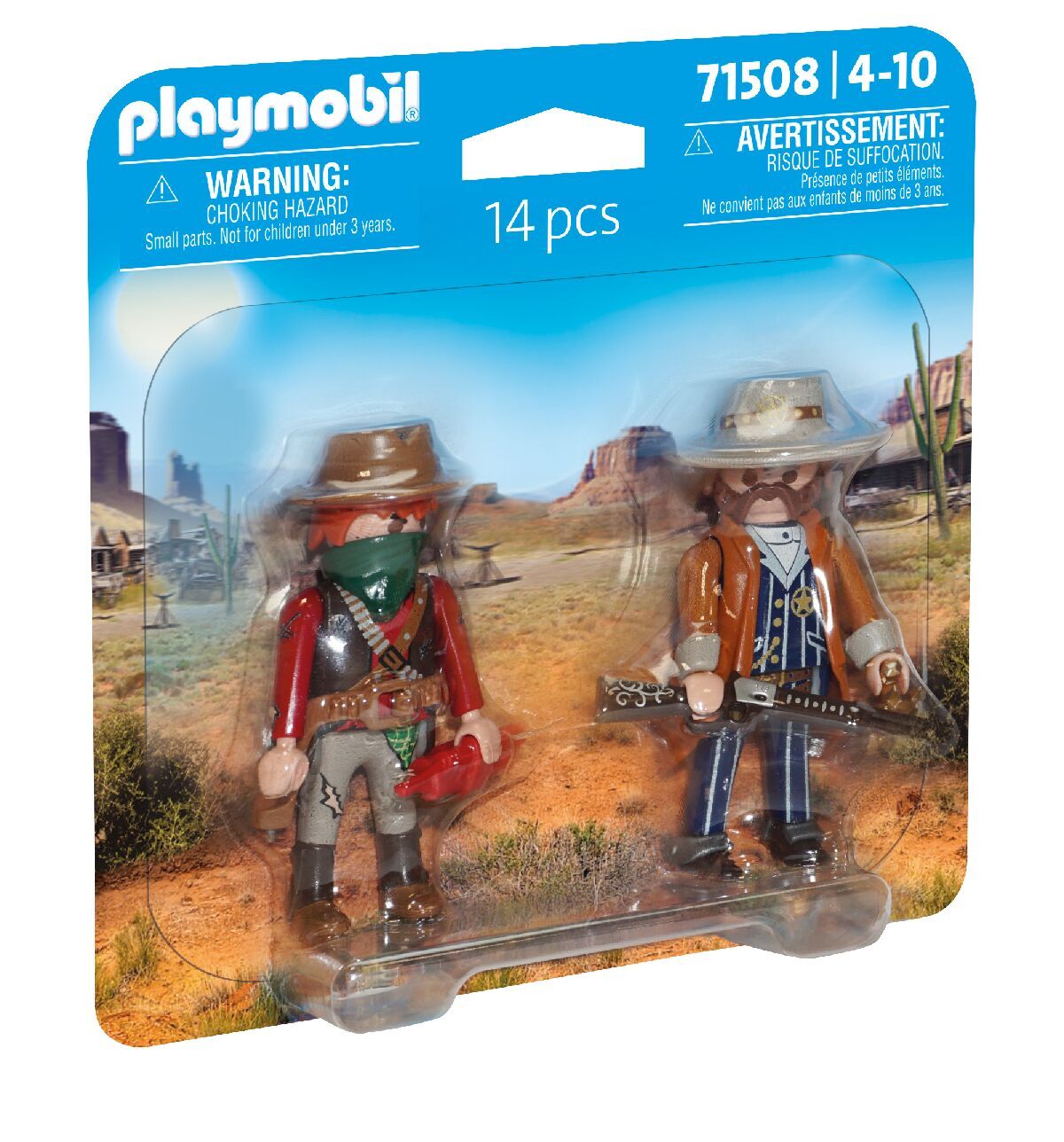 PlaymobilÂ® Duopack 71508 Westen met sheriff en bandiet