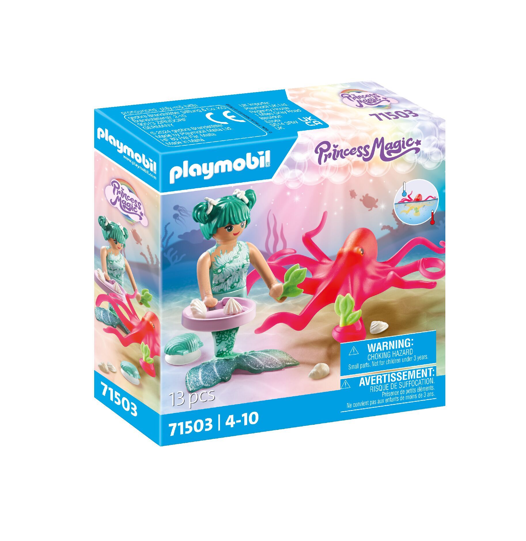 PlaymobilÂ® Princess magic 71503 Zeemeermin met van kleur veranderende octopus