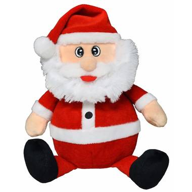 Pluche kerstman knuffel 25 cm