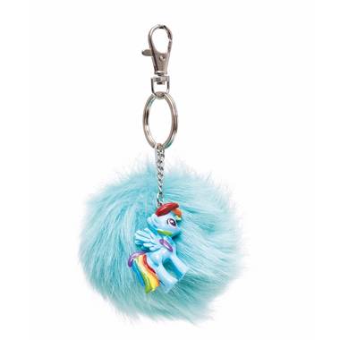 Pluche my little pony sleutelhanger rainbow dash 7 cm