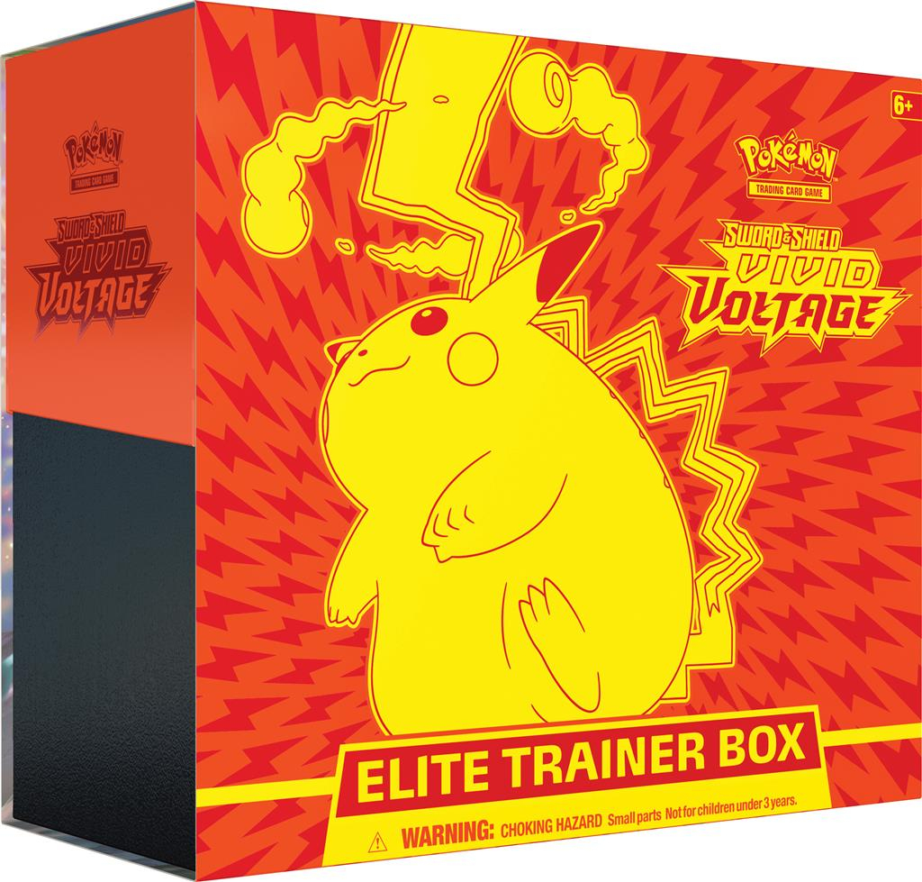 Pokemon TCG Sword & Shield Vivid Voltage Elite Trainer Box