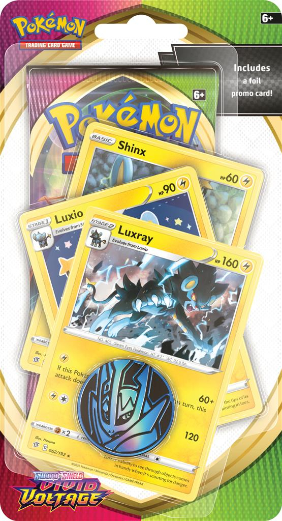 Pokemon TCG Sword & Shield Vivid Voltage Premium Check Lane - Luxray