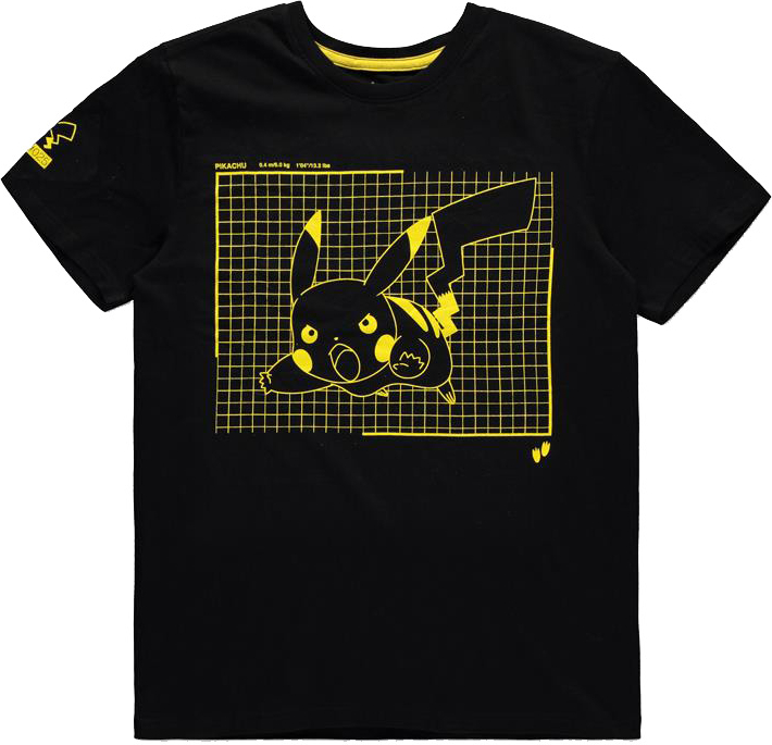 Pokémon - Attacking Pika Men\s T-shirt