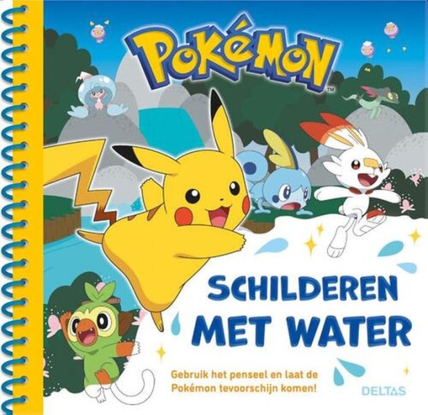 Pokémon Schilderen Met Water Deel 2 (Geel)