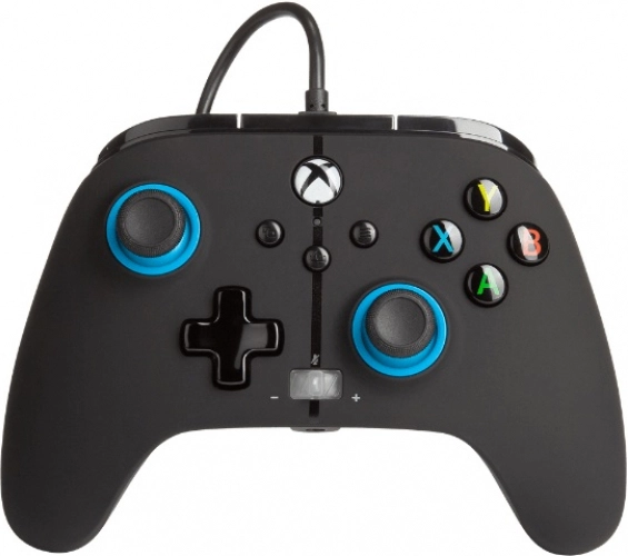 PowerA Enhanced Wired Controller - Black / Blue Hint