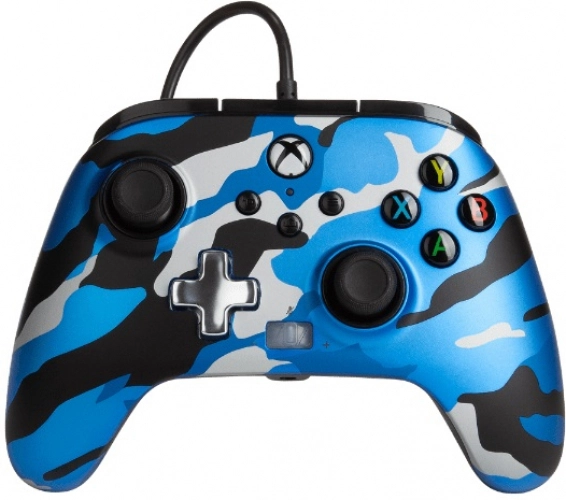 PowerA Enhanced Wired Controller - Metallic Blue Camo