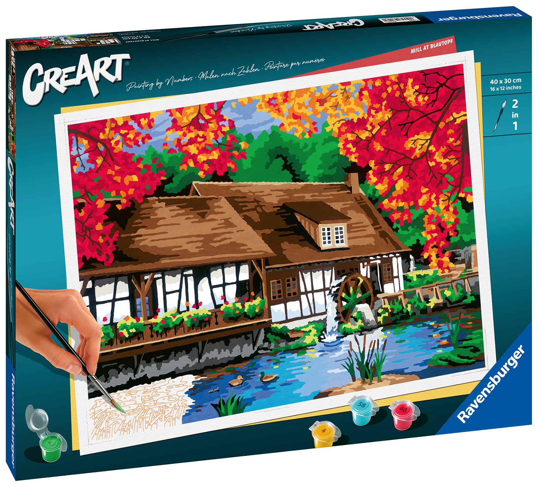 Ravensburger creart Molen in Blautopf