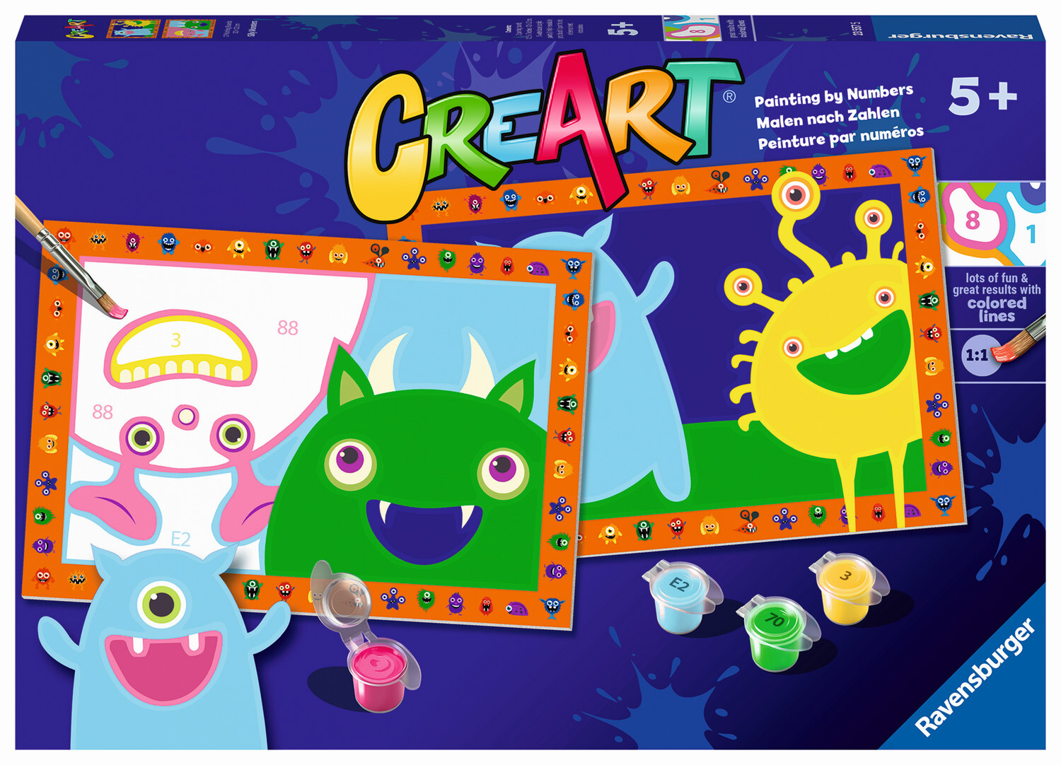 Ravensburger creart silly monsters