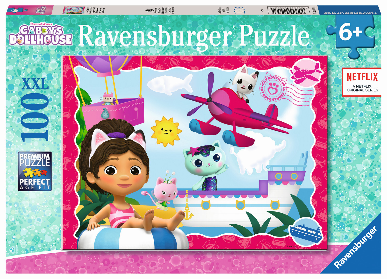 Ravensburger puzzel 100 stukjes Gabbys dollhouse