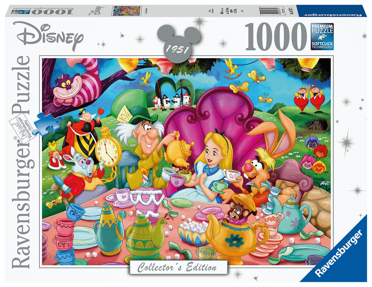 Ravensburger puzzel 1000 stukjes collector`s edition alice in wonderland