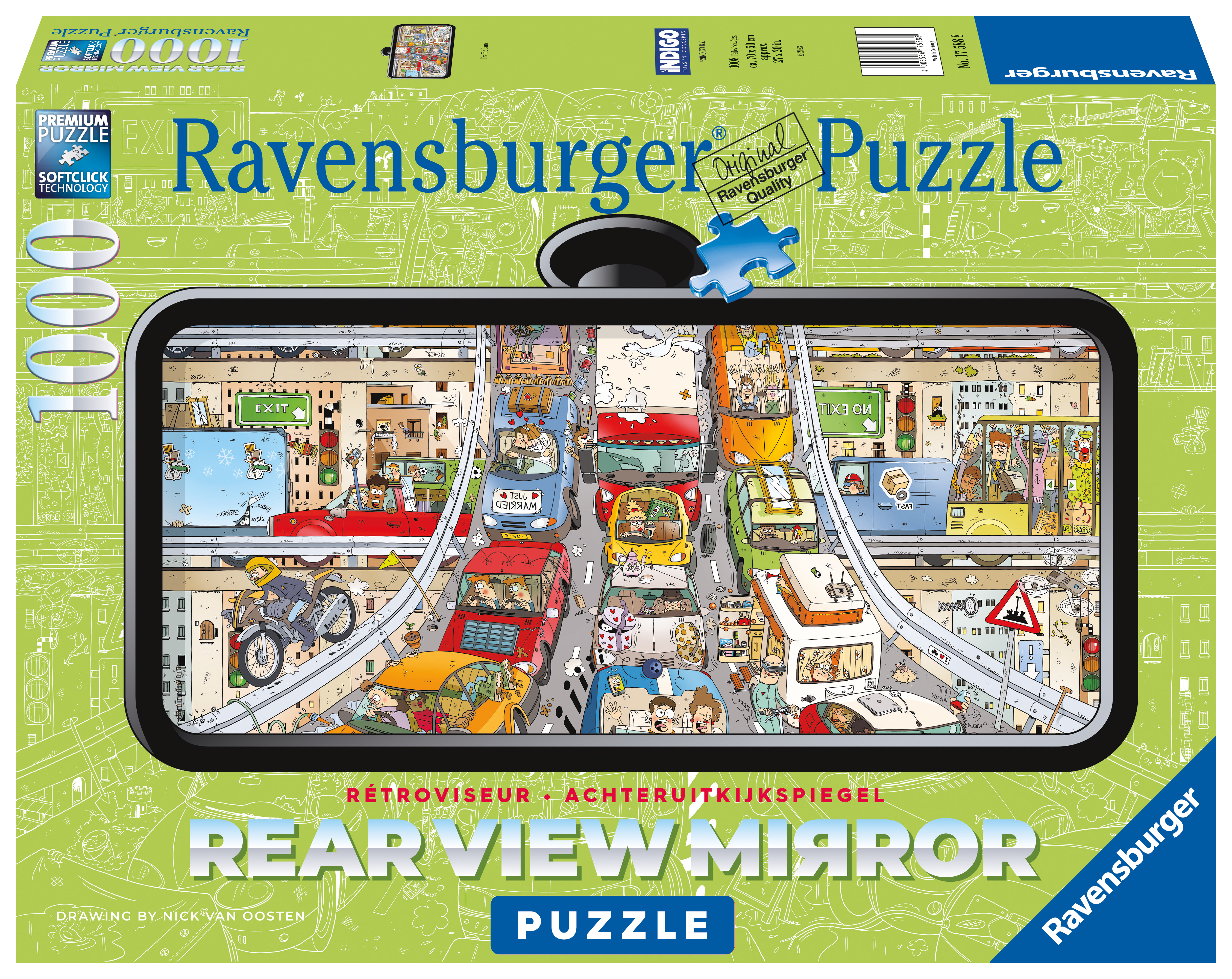 Ravensburger puzzel 1000 stukjes verkeerschaos
