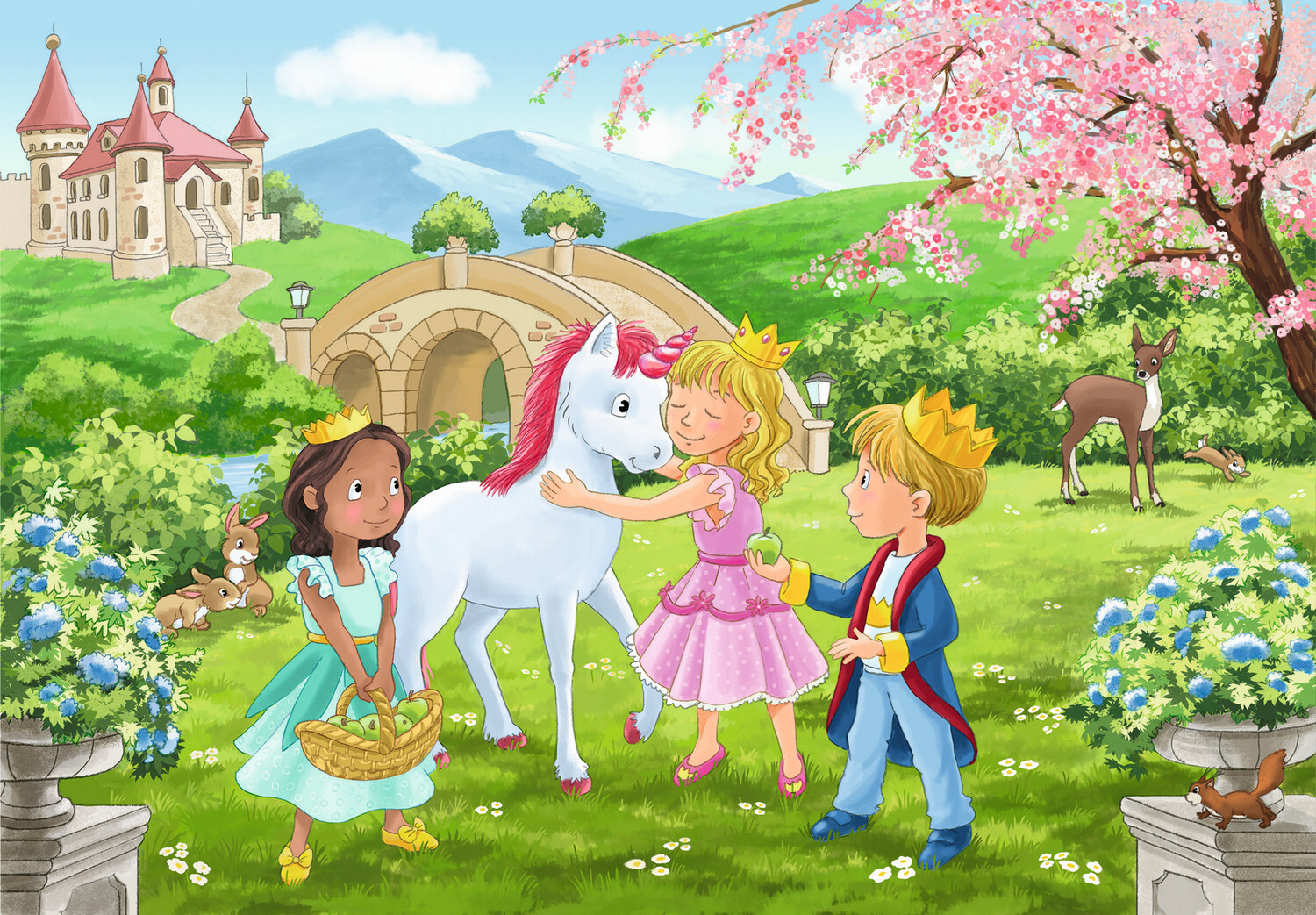 Ravensburger puzzel 2x12 stukjes zauberhafte freundschaft