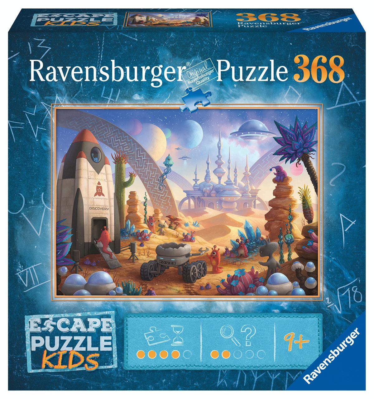 Ravensburger puzzel 368 stukjes escape kids space mission