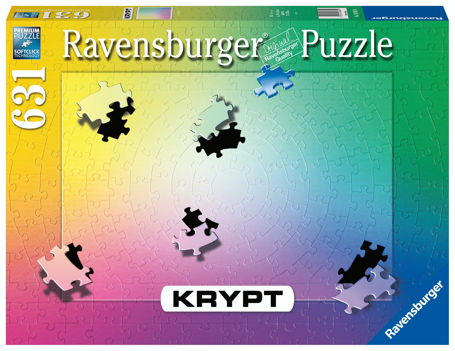 Ravensburger puzzel 631 stukjes krypt gradient