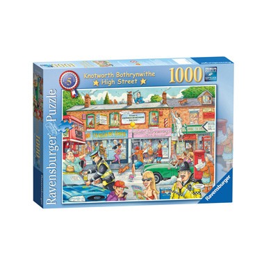 Ravensburger puzzel Knotworth Bothrynwithe High Street - 1000 stukjes