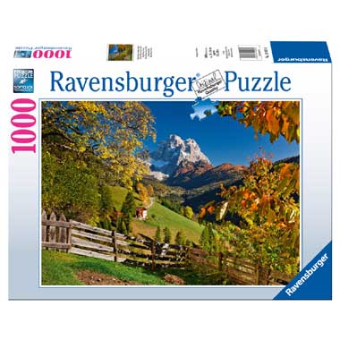 Ravensburger puzzel Monte Pelmo Dolomieten in Italië - 1000 stukjes