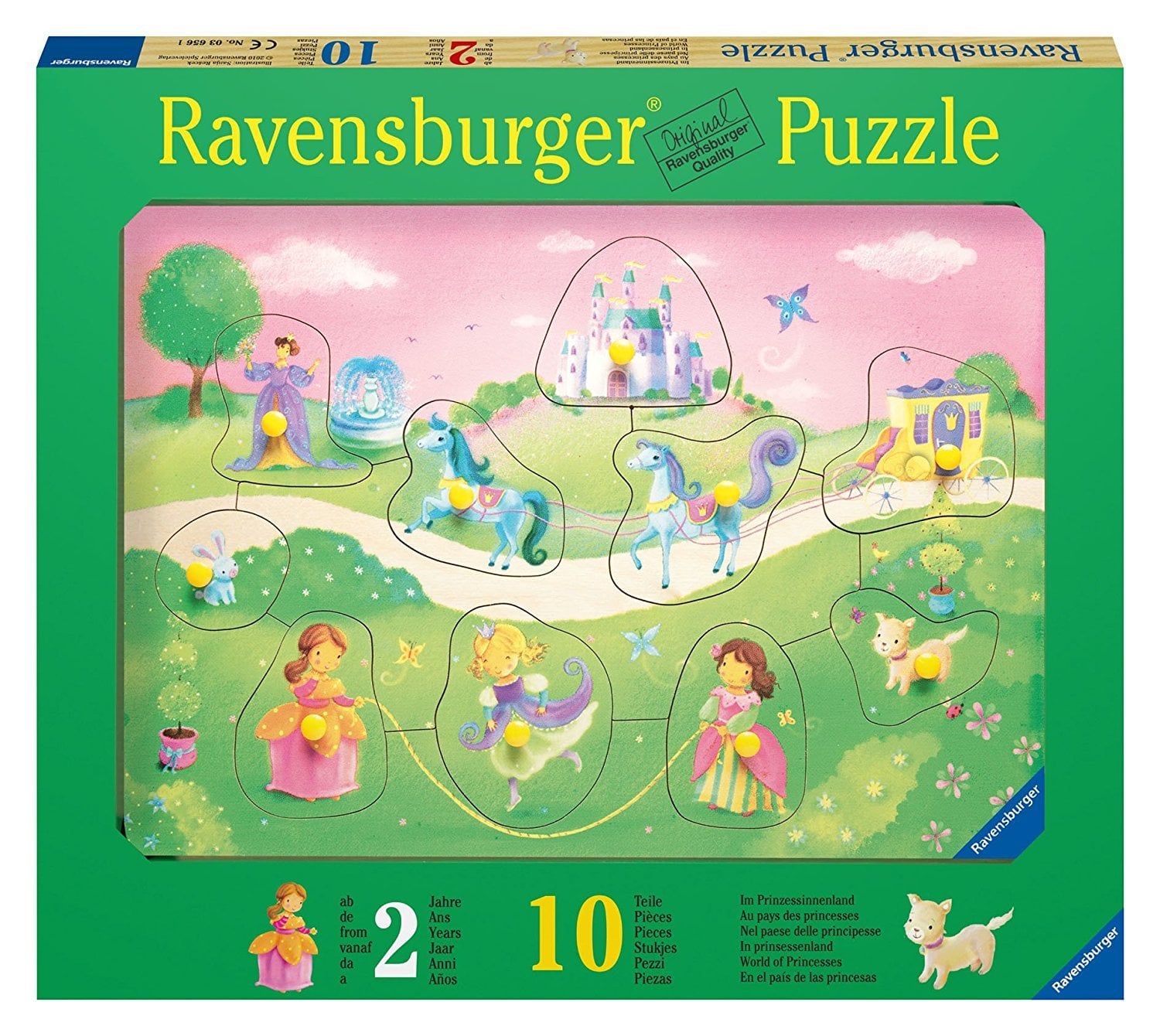 Ravensburger speelplank 10 st In prinsessenland