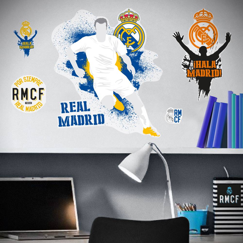 Real Madrid Muursticker Logo Urban