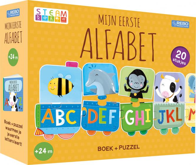 Rebo Productions puzzel Mijn eerste alfabet junior 20 stuks