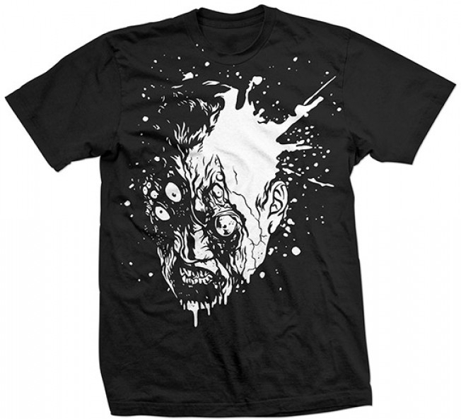 Resident Evil 6 T-Shirt - White Zombie Black